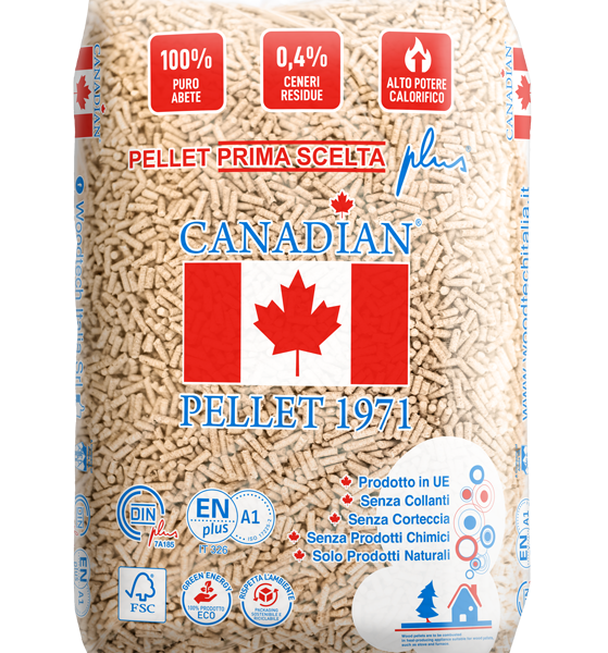 Canadian pellet 15 kg x 70 sacchi canadese