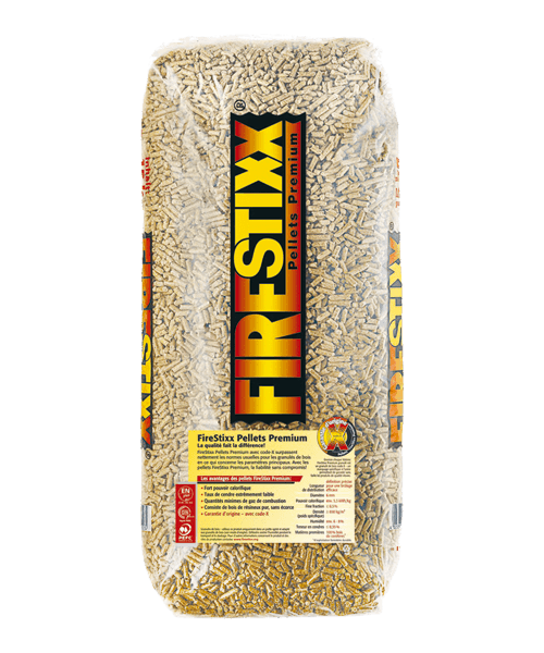Pellet Firestixx da 15 kg x 70 sacchi abete chiaro