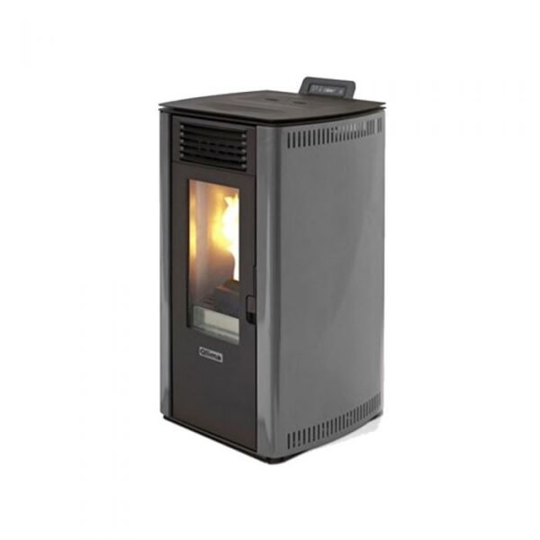 Stufa a pellet Fiorina 74 da 8,24 kW Grigia – QLIMA