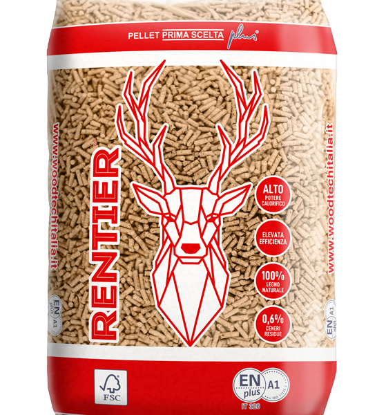 Pellet Rentier bancale da 15kg x 70 sacchi